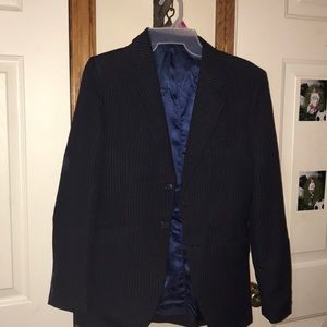 Pinstripe Navy Suit Jacket/Blazer